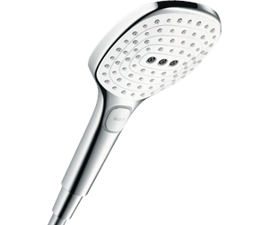 Dusj- og monteringstilbehør - Hansgrohe raindance select e 120 3jet hand shower chrome/whi - 26520400