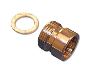 Dusj- og monteringstilbehør - Megatherm Connector 25 mm ll 3/4 x 1/2 chromium plated - 728204004