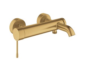 Blandebatterier og beslag - Grohe Essence bath/shower mixer, brushed cool sunrise - 33624GN1