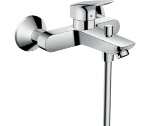 Blandebatterier og beslag - Hansgrohe logis single lever bath mixer for exposed installa - 71400000