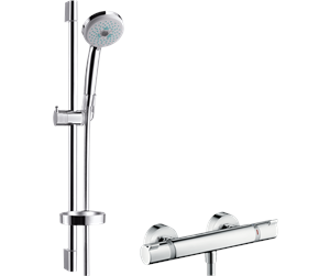 Dusj- og monteringstilbehør - Hansgrohe ecostat 1001 sl combi set 0.65 m with croma 100 mu - 27086000