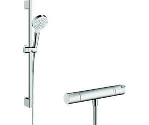 Dusj- og monteringstilbehør - Hansgrohe crometta vario/ecostat 1001 cl combi set 65 cm - 27817400