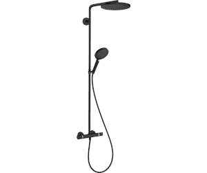 Dusj- og monteringstilbehør - Hansgrohe showerpipe 240 powderrain matt black - 27633670