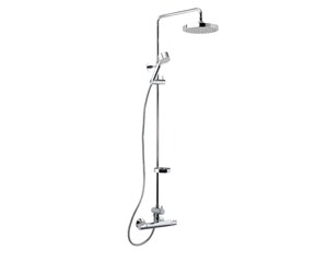 Dusj- og monteringstilbehør - Damixa akita shower set with thermixa zero shower mixer - 409100000