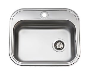 Kummer & vasker - Juvel Intra juvel bmk480b1 stainless steel kitchen sink inset with - BMK480B1-R02