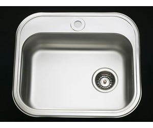 Kummer & vasker - Juvel Intra juvel k480b1 stainless steel kitchen sink with taphole - BK480B1-R02