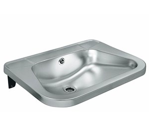 Kummer & vasker - Juvel Intra juvel rs72 wash basin stainless steel wall hung - RS72STD