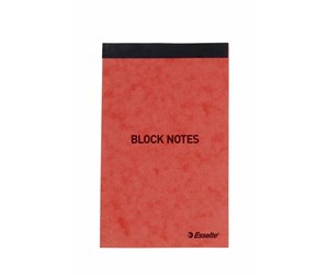 Blokker & Notisbøker - Esselte Notesblok  m/orange omslag 130x80mm 45553 - 1394396