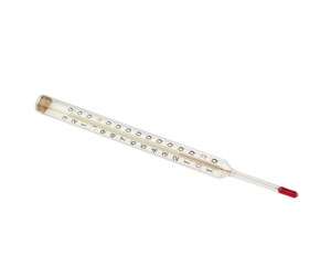 Måleinstrumenter - Erik Færgemann Thermometerglass straight red fluid long - 480120-000