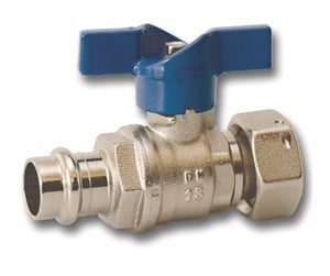 Beslag - Pettinaroli Heavyduty fullway ball valve with press fitting end and swiv - P102/4-622