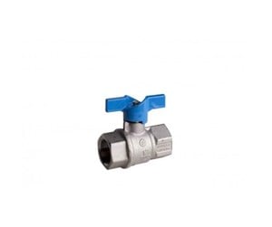 Beslag - Pettinaroli heavyduty fullway ball valve blue butterfly hand - 52EUB-004