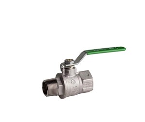 Beslag - Pettinaroli F x m heavyduty fullway ball valve green steel lever tea t - 51EU/1-012