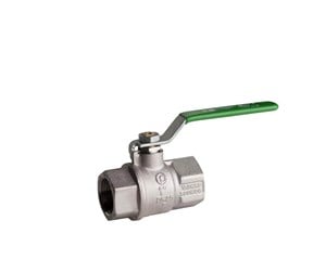 Beslag - Pettinaroli F x f heavyduty fullway ball valve green steel lever tea t - 51EU-016