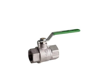 Beslag - Pettinaroli F x f heavyduty fullway ball valve green steel lever tea t - 51EU-014