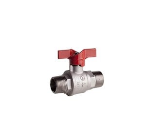 Beslag - Pettinaroli M x m heavyduty fullway ball valve red butterfly handle te - 52EUR/2-008