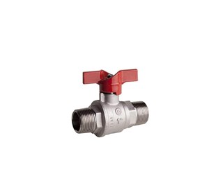 Beslag - Pettinaroli M x m heavyduty fullway ball valve red butterfly handle te - 52EUR/2-006