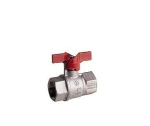 Beslag - Pettinaroli F x f heavyduty fullway ball valve red butterfly handle te - 52EUR-008