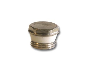 Radiatorer og ventiler - Pettinaroli End plug 6 edge with profit ring 1/2" chrome - DE-069