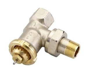 Radiatorer og ventiler - Danfoss FJVR valve body 3/8" return angle - 003L1009