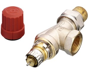 Radiatorer og ventiler - Danfoss RA-N 15 UK valve housing inverted angular 1/2" - 013G0153