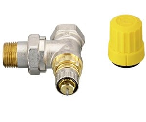 Radiatorer og ventiler - Danfoss RA-U 15 valve housing angled 1/2" - 013G3233