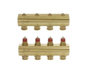 Gulvvarme - Danfoss floorheating manifold fhf-4 - 088U0504