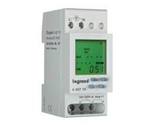 Komponenter for switchboxes og skap - Legrand Microrex d21 plus digital time switch - 1 channel - english - 603770