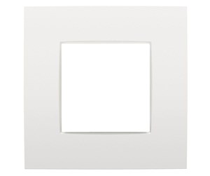 Intelligente bygnings installasjoner - Niko-Servodan Single flush surround plate intense white - 120-76100