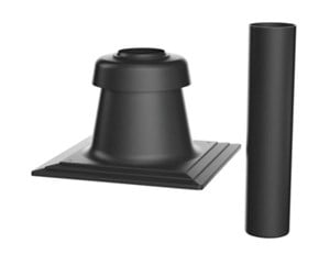 Kjeler og skorsteiner - Bosch chimney cover dn80 black - 7738112719