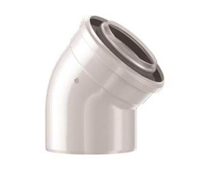 Kjeler og skorsteiner - Bosch elbow concentric 45° dn80/125 - 7738112593