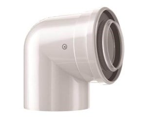 Kjeler og skorsteiner - Bosch elbow concentric 87° dn60/100 - 7738112616