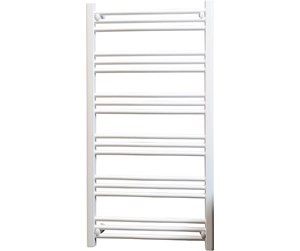 Håndkleradiatorer og tilbehør - Kriss skandi heated towel rail 1140 x 600 white flat - SK11460PH