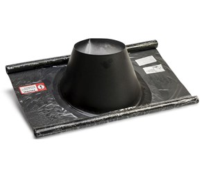 Kjeler og skorsteiner - Metalbestos flashing ø230/130 33-45° flex black - 317636236