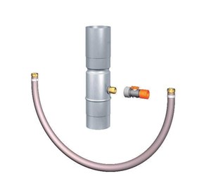 Tak & Fasade - Rheinzink water butt connector with 1/2 gardena-connector 76 - 1134698