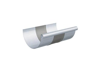 Tak & Fasade - Rheinzink expansion element for half-round gutter 280x0.8 - 1151035