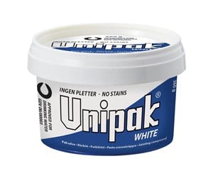 Emballasjemateriale - Unipak white jointing compound 360 g - 5100036