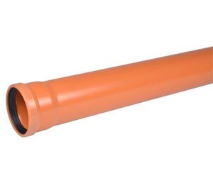 Avløpsprodukter - Wavin Pvc-ml sew pipe rd 160 sn4 l=1 - 0511115