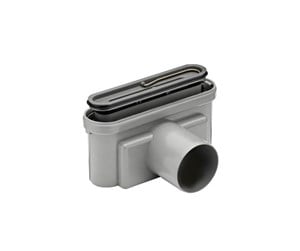 Dreneringsprodukter - Unidrain Outlet unit w/horizontal outlet Ø75 mm incl. water trap - 1421.0075