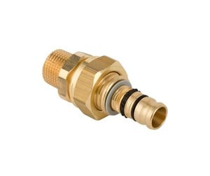 Alu pex-systemer - Geberit mepla adapter union with male thread: d=32mm r=1 g - 604.590.00.5