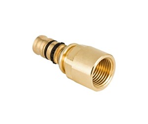 Alu pex-systemer - Geberit mepla adapter with female thread: d=63mm rp=2 - 607.560.00.5