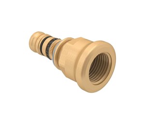 Alu pex-systemer - Geberit mepla adapter with female thread: d=16mm rp=3/8 - 611.554.00.5