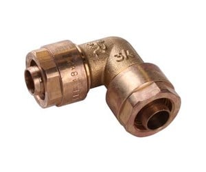 Radiatorer og ventiler - Gabotherm Angle 90° for 18 x 2 mm pipe - 087245618