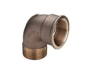 Gjengede beslag - Viega Bend 90° socket/nipple 3/4" gunmetal - 264000