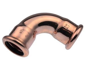 Trykkrør & Beslag - Vsh Fabrieken Xpress copper elbow 90 deg. ff 28 - 38300