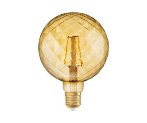 LED-lyspære - Osram LED-lyspære Vintage 1906 Pinecone 4W/825 (40W) Gold E27 - 4058075092037