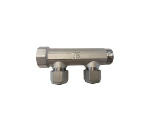 PEX-systemer - Pettinaroli Manifold cc50 tea 2 outlets 16/12 - BI-502AT