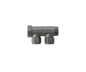 PEX-systemer - Pettinaroli manifold 2 outlets tea 15 mm - BI-202PT-15/10