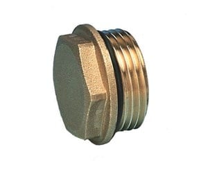 Gulvvarme - Pettinaroli 1/2 brass cap with washer for linear manifolds series 7000pm - 3522M-004