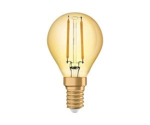 LED-lyspære - Osram LED-lyspære Vintage 1906 Mini-ball 2,5W/824 (22W) Gold E14 - 4058075290815