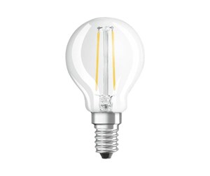 LED-lyspære - Osram LED-lyspære Star Classic Mini-ball 2,5W/827 (25W) Clear E14 - 4058075436602